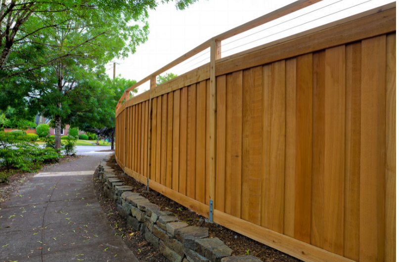 wood fence