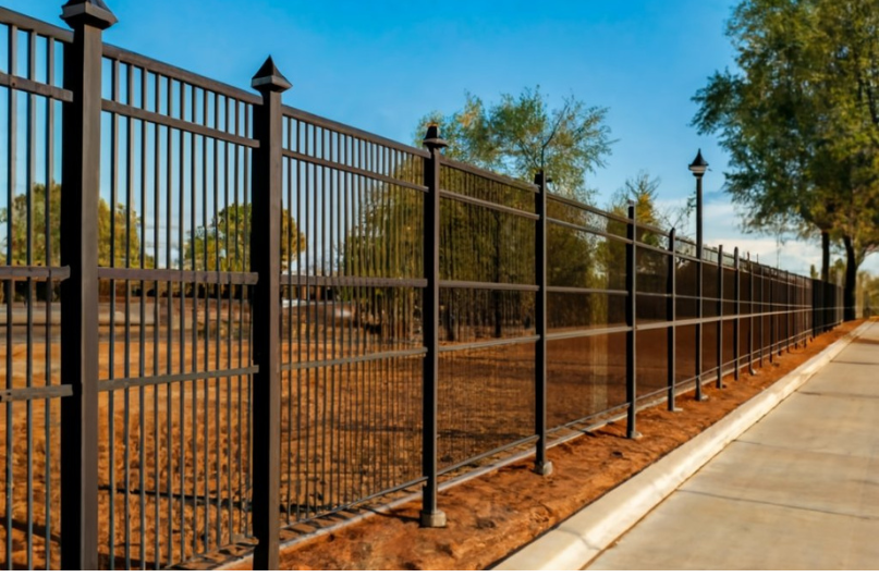 Commercial fence for businesses